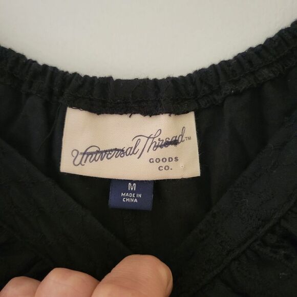 Universal Threads Black Cotton Dress - Picture 5 of 6